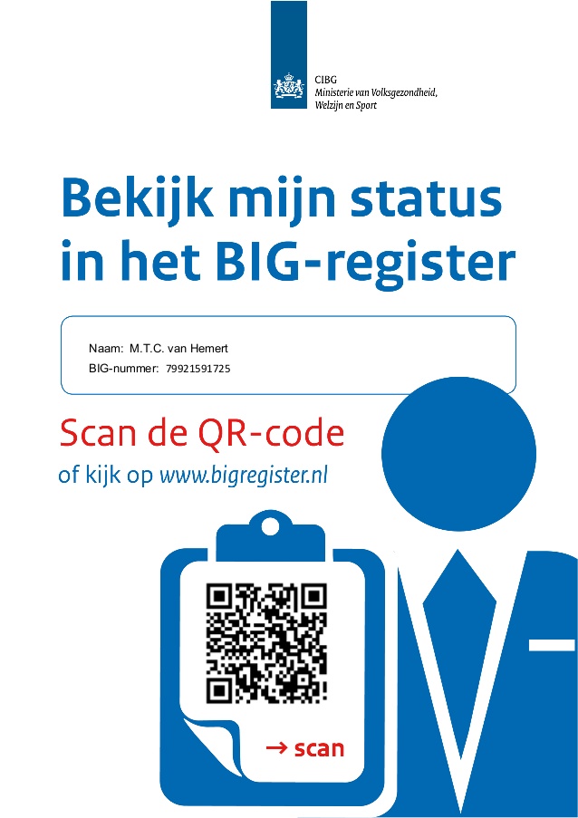 BIG register GZ psycholoog